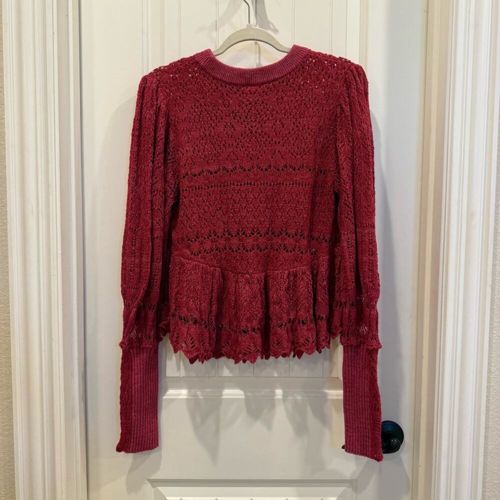 Free People Lace Lucinda Sweater - Picture 4 of 7